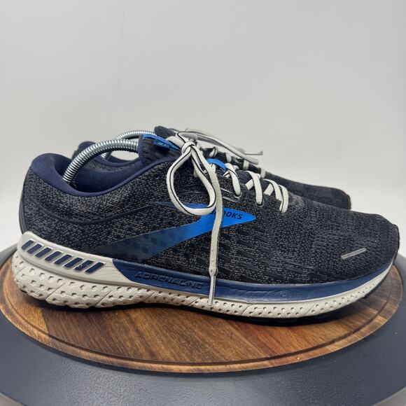 Brooks Adrenaline 21 110491D402 Grey/Blue Men's Size 11D - Picture 4 of 8